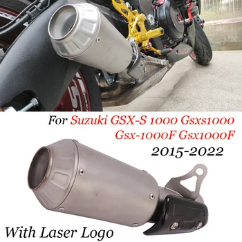 Na suzuki GSX-S 1000 gsxs1000 gsx-1000f gsx1000f 2015-2022 Motocykel výfukových upravené uprostred pripojenie potrubia sklzu šál