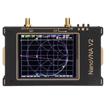 NanoVNA V2 Vektor Internet Analyzer 50kHz na 3GHz HF a VHF UHF Krátkovlnné Spektrum Analyzer 3,2 palcový Veľký Displej