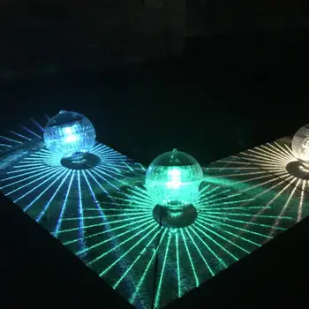 Nepremokavé Solárne LED Plávajúce Loptu Lampa Farba Interiéru Svetlo na Bazén Hot