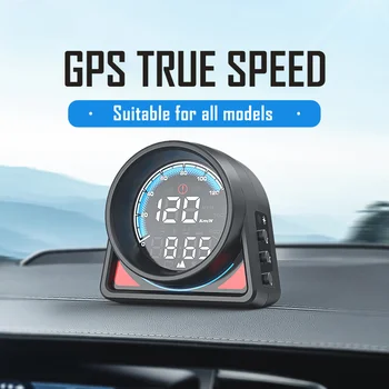 Nové A430G Univerzálny Auto Hud Head-up Displej GPS Skutočnej Rýchlosti Vozidla Nástroj nadmorská Výška Nástroja HD Digital Displej