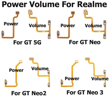 Nové Na Realme GT Neo 2 3 Neo2 5G Energie Na Vypnutie Hlasitosti Tlačidlo Fotoaparátu Tlačidlo Prepnúť Flex Kábel