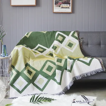 Nové Nordic hodiť deka jednoduché geometrie gauč uterák rodine model miestnosti dekorácie posteľ kryt vážený deka Cestovné Piknik mat