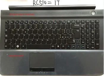 Nové Originálne talianske Tastiera pre Samsung RC510 RC520 s opierka dlaní a touchpad BA75-02836E BA59-02928E