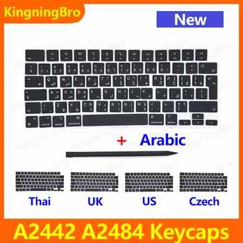 Nové UK NÁM Thai českej arabčina Nahradenie Klávesu Keycaps Pre Macbook Pro M1 Max 14