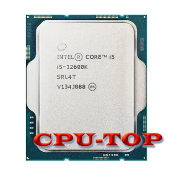 Nové procesory Intel Core i5-12600K i5 12600K 3.4 GHz Desať-Core Šestnásť-Niť CPU Procesor 10NM L3=20M 125W LGA 1700