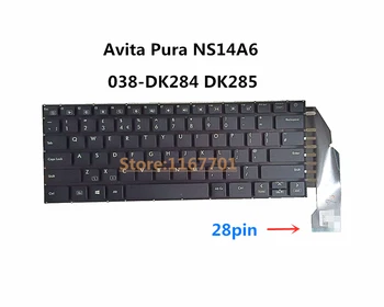 Nový Laptop/Notebook NÁS Klávesnica Pre AVITA PURA NS14A6 DK284 DK285 038-DK284WW330 038-DK285WW011 Č Model Značky