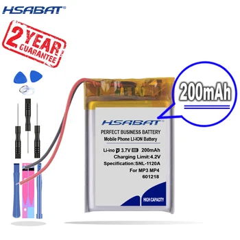 Nový Príchod [ HSABAT ] 200mAh 601218 Batérie pre Bluetooth headset hračky, MP3, MP4 Bluetooth Headset 3D okuliare, Smart náramok