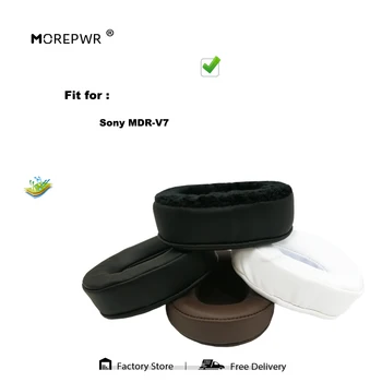Nový Upgrade Náhradné Ušné Vankúšiky pre Sony MDR-V7 Headset Časti Kožený Vankúš Velvet Earmuff Slúchadlá Rukáv