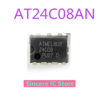Nový, originálny AT24C08AN-10PU-2.7 24C08 DIP-8 inline 8K pamäťový čip