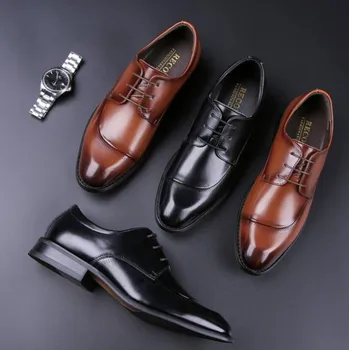 Nový štyri ročné obdobia podnikania bežné jednej topánky šaty, kožené topánky mužov, kožené cezhraničných gentleman kožené topánky trend a2