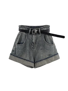 Nový Ženy Lete Vintage kórejský Módne Mini Denim Šortky Dizajn Hot Pants Y2k Streetwear Gyaru Dievča-line Príliv 2000s Estetické
