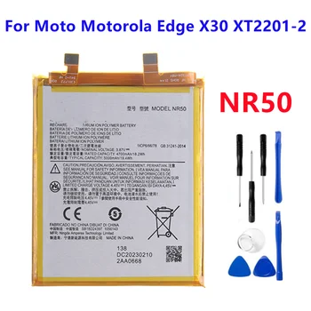 Náhradné Batérie NR50 pre MOTO Motorola OKRAJI X30 XT2201-2 5000mAh kontakty batérie Nabíjateľné Batérie