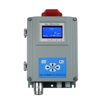 Nástenné CO radič AC220V LCD displej oxidu uhoľnatého plyn alarm detektor
