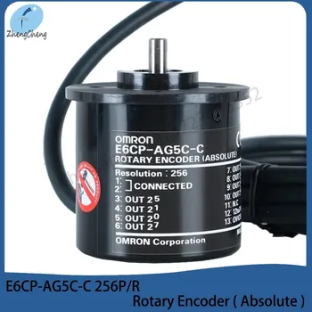 OMR-NA E6CP-AG5C-C 256P/R Gray Kód výstup Absolútny Rotačný Encoder fotoelektrické počítadlo motorových radič uhol Rotačný Encoder