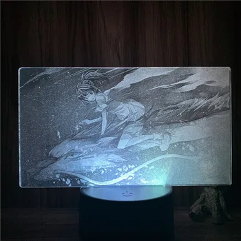 Odvážneho Preč Koni Dragon Akcie Obrázok 3D Nočného Animovaný Reálne Ver. 7 Farby Dotyková Optická Ilúzia Lampa Darček Decor Model