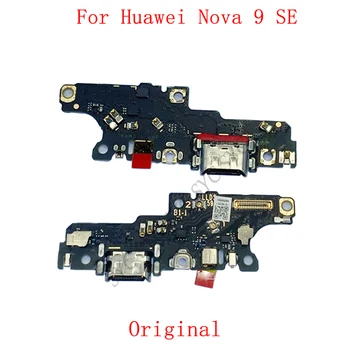 Originálne USB Nabíjací Port Konektor Rada Flex Pre Huawei Nova 9 SE Konektor Nabíjania Flex Kábel Opravy Dielov
