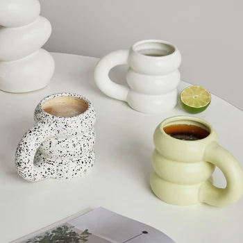 Osobné vody pohár keramický hrnček Nordic šálku kávy veľké náramok farby keramických veľký hrnček šťavy