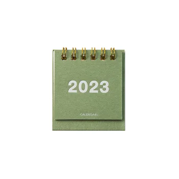 Osviežujúci Jednoduché Jednofarebné 2023 Mini Desktop Papierový Kalendár Dekorácie