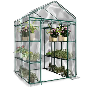 PVC Tier Mini Domácnosti Rastlín Skleníkových Kryt Vodotesný, Anti-UV Rastliny, Kvety (Bez Železa