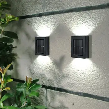 Platné pre Solárne Nástenné Solárne Lampy 2022 LED Vonkajšie Solárne Nástenné Svetlo Až Cesty, Schody, Záhradný Dekoratívny Pouličné Osvetlenie