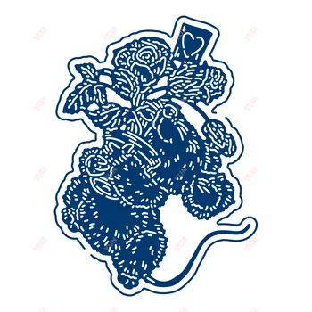 Plavidlá Dekorácie Tatami Čipka Láska Myši Die Nastaviť Rezanie Kovov Die Album Razba Šablóny Diy Pohľadnice Ručné
