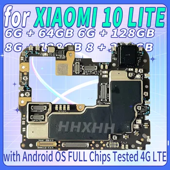 Plný práce Pre Xiao 10 Lite Doske 6 G+128G 100% Odomknutý, Originál Logic Board Doske