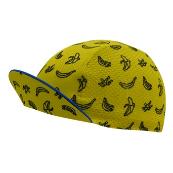 Populárne Banán Dizajn Vonkajší Čiapky 2023 Nové Žlté Cyklistické Čiapky Banán Na Koni Klobúk Lete Na Bicykli Pokrývku Hlavy