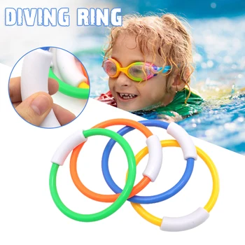 Potápanie Krúžky Bazén Školenia Ring pre Deti Vybrať Ponoriť Hračky Kognitívne Plávajúce Hračky na Leto pod vodou