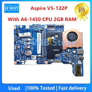 Používa sa Pre Acer Aspire V5-122P Notebook Doska S AMD A6-1450 CPU 2 GB RAM NBM8W11001 48.4LK03.011 DDR3 100% Testované Rýchlu Loď