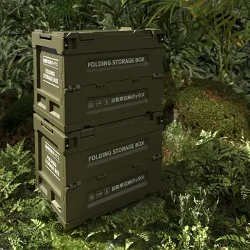 Praktický Úložný Box Multifunkčné Batožinového Priestoru Organizátor Robustná Konštrukcia Potreby Na Kempovanie Skladovanie Box Pribrala Skladací Box Ušetriť Miesto