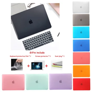 Pre Apple Macbook Air 13/11 Palec/MacBook Pro 13/16/15 Inch Hard Shell Notebook Chránič Prípade,+Kryt Klávesnice + Screen Protector
