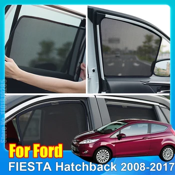 Pre Ford FIESTA Hatchback 2008-2017 Auto Okno Slnečník Štít, Predné čelné Sklo Zadné Bočné Okná Opony slnečník Clonu
