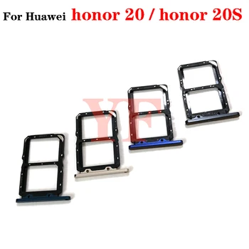 Pre Huawei Honor 20 20 Nova 5T 20 Pro V20 20i zásuvka na Kartu SIM Slot Držiteľ Adaptér Zásuvky Opravy Dielov