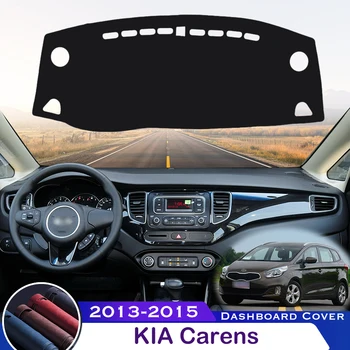Pre KIA Carens Roky 2013-2015 R Auto Panel Kryt Vyhnúť Light Pad Nástroj Platformu Stôl Ochranné Mat Dash Koberec Kože