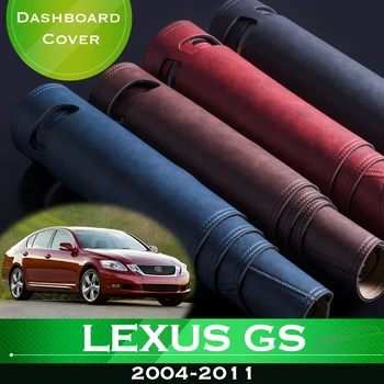 Pre Lexus GS GS300 GS430 GS450h GS350 GS460 2004-2011 F Sport Anti-Slip Auto Dash Vyhnúť Light Pad Nástroj Platformu Stôl Kryt