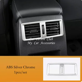Pre Mitsubishi Outlander 2022 2023 2024 Zadné Riadok klimatizácia Zásuvky Prieduch Rám, Kryt Trim ABS Chrome Auto Styling Príslušenstvo
