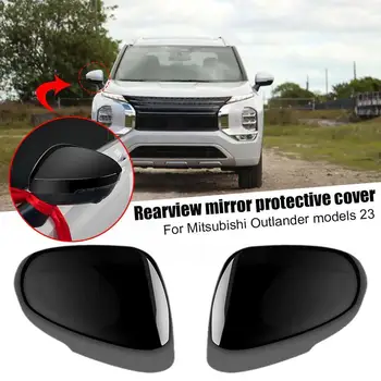 Pre Mitsubishi Outlander 2022 2023 Ochranný Kryt Rámu Zrkadla Anti-Chafing Dekoratívne Doplnky Zadné-Pohľad Q5W1
