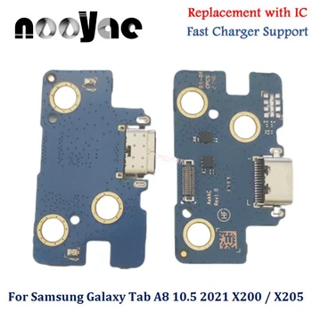 Pre Samsung Galaxy Tab A8 10.5 2021 X200 / X205 USB Dock Nabíjací Port Nabíjací Konektor Flex Kábel Konektor Rada