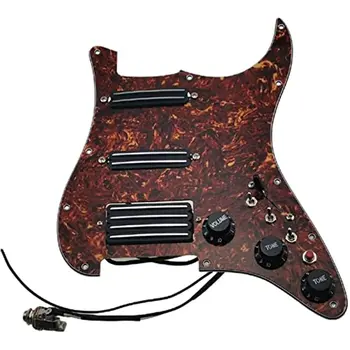 Prewired ST Gitara Pickguard Nastaviť Multifunkčné Cievka Split Prepínač SSH Mini Humbucker Snímač Vysoké Výstupné Zapojenie Vedenia 1 Sada