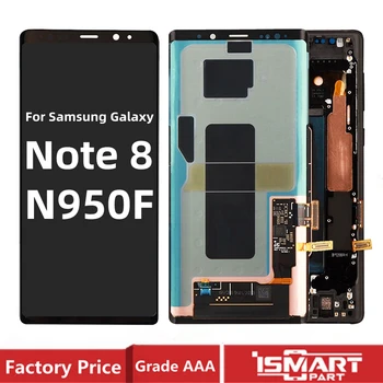 Pôvodné AMOLED Pre Samsung Galaxy Note 8 Lcd Displej Dotykový Displej Digitalizátorom. s Rámom Montáž Nahradenie N950 N950F