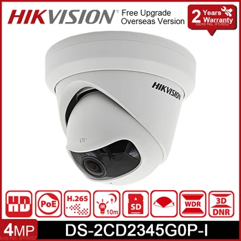 Pôvodné Hikvision DS-2CD2345G0P-I 4MP Dome IP Kamera, Digitálny Super širokouhlý Veži Sieťová Kamera POE IR 10m Nočné Videnie