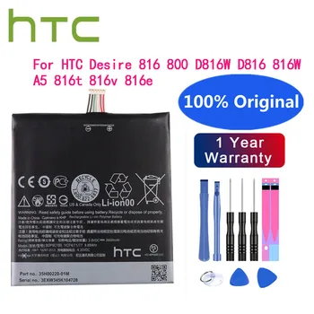 Pôvodný Pre HTC Desire 816 / 800 / D816W / D816 / 816W / A5 / 816T / 816V / 816E Náhradné Batérie Telefónu BOP9C100 2600mAh