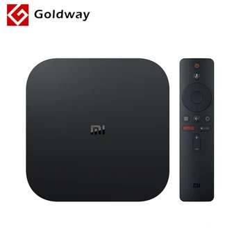 Pôvodný Xiao Mi TV BOX S Smart 4K Ultra HD 2G 8G Android 8.1 WIFI Google Cast Netflix Media Player IPTV Set-top Box 3