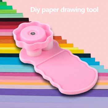 Quilling Papier Crimper Ručný Papier Plavidlá DIY Scrapbooking Razenie Crimper Šablóny Pokrčené Roll Paper Art Nástroj