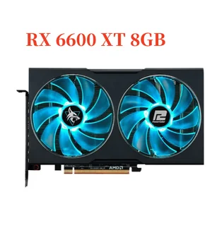 RX 6600 XT 8G Grafickej Karty GPU GDDR6 128Bit 14 gb / S, 7NM Počítač grafickej Karty Podpora AMD Intel CPU Desktop