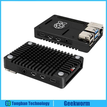 Raspberry Pi 4 Case (N300), Ultra-Tenké CNC Hliníkové Prípade, Pasívne Chladenie pre Raspberry Pi 4 8 GB / 4 GB / 2 GB