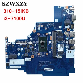 Renovované Pre Lenovo Ideapad 310-15IKB Notebook Doske FRU 5B20M29225 NM-A982 SR2ZW i3-7100U CPU 4 gb RAM