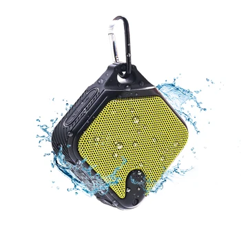 Rockmia EBS-502 Mini Prenosný Reproduktor Bluetooth Music Box Podpora Cenu Jednoduché Námestie S MIC Pasívny Žiarič Bass Enhanced