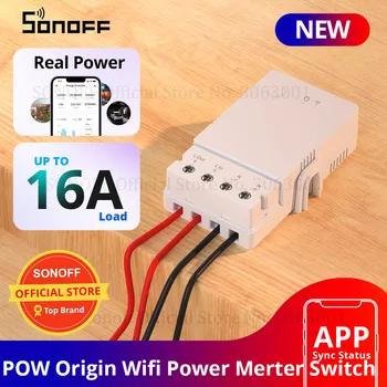 SONOFF POW Pôvodu 16A Smart Wifi Napájania Prepínač Modul, WI-Fi Wireless Switch s Power Monitor SONOFF POWR2 Upgrade Verzia