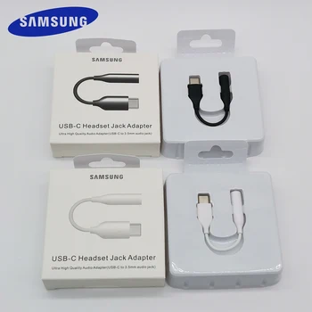 Samsung Typ C 3.5 Jack Slúchadlá Audio Kábel USB C do 3.5 mm AUX headset Adapter Galaxy Z Flip Násobne 5 4 3 2 S22 S23 S21 S20 Ultra